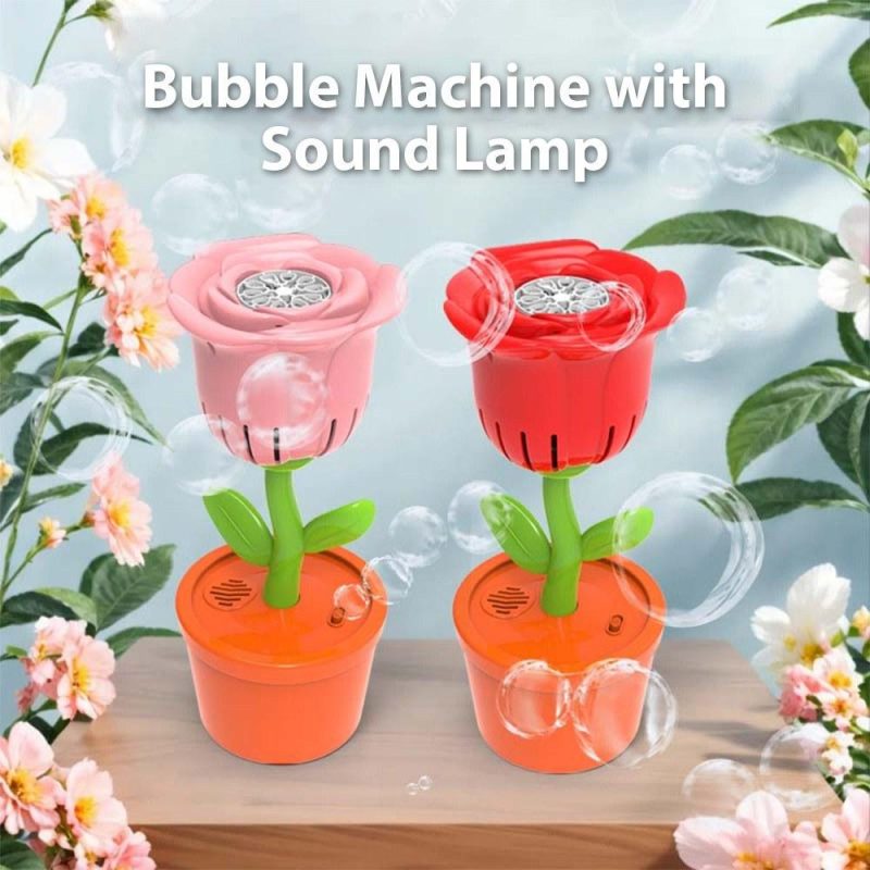 Others |   Interactive Rose-Shaped Bubble Maker / Sound Lamp / Outdoor Celebrations Red Musical Instruments Others