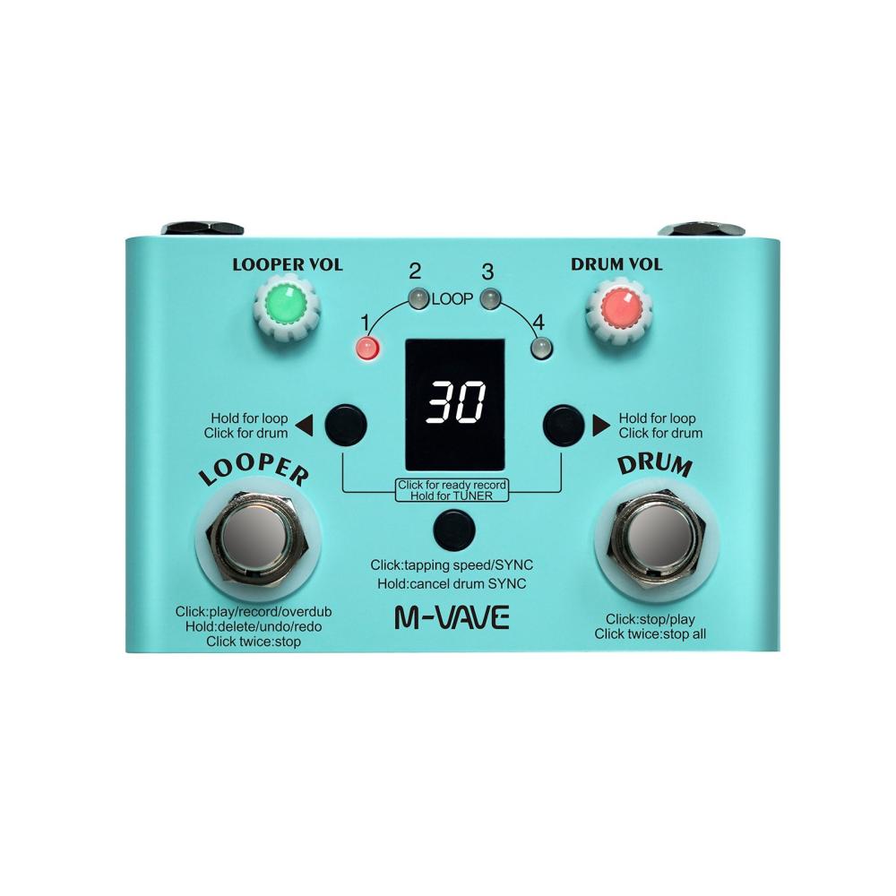 Others |   LOST TEMPO / Mini Looper & Drum Machine / High Precision Tuner Green 1 Musical Instruments Green 1