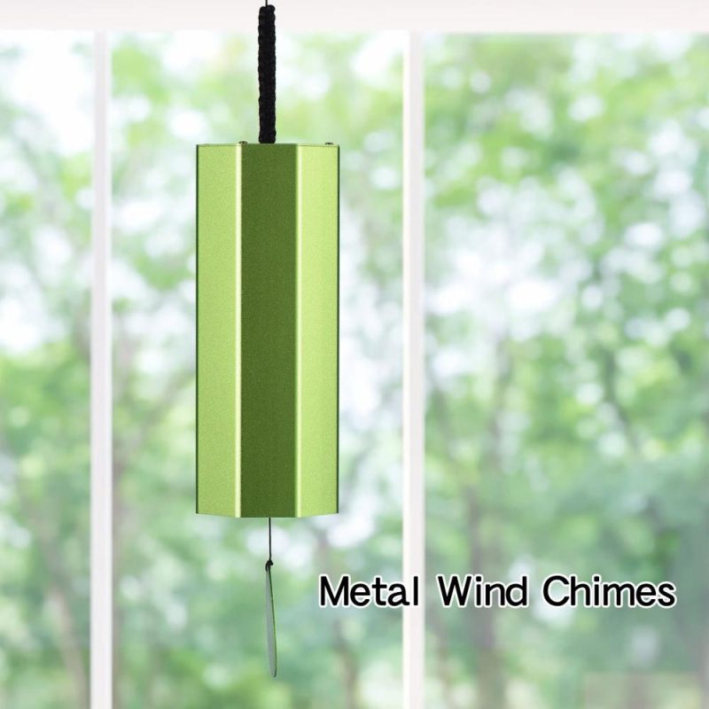 Others |   Metal Wind Chimes Meditation Chord Windchime Windbell Green Musical Instruments Green