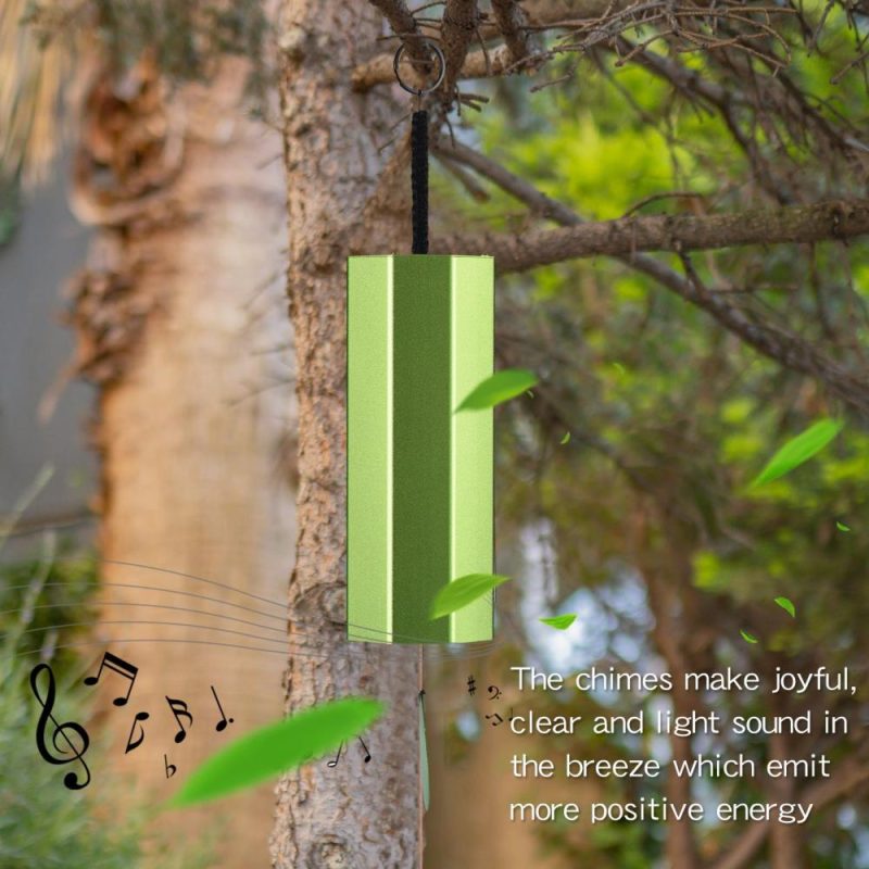 Others |   Metal Wind Chimes Meditation Chord Windchime Windbell Green Musical Instruments Green