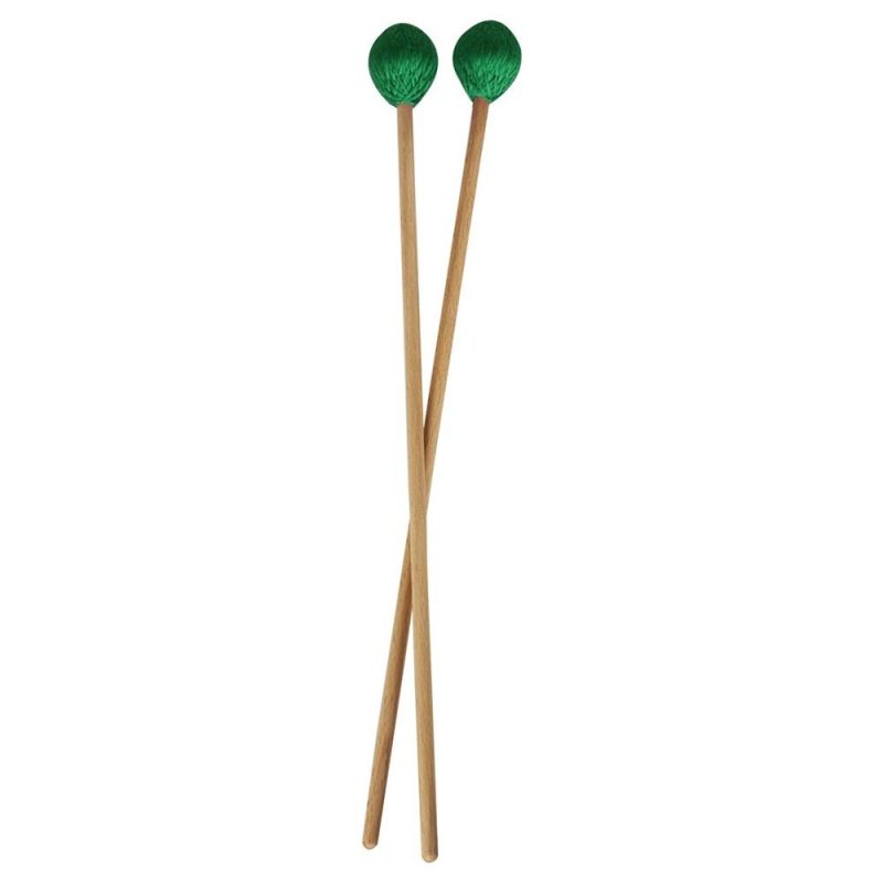 Others |   Middle Marimba Stick Mallets Xylophone Glockensplel Mallet with Beech Handle Percussion Kit Musical Instrument Accessories Mallets for Professionals Amateurs 1 Pair Green Green Musical Instruments Green