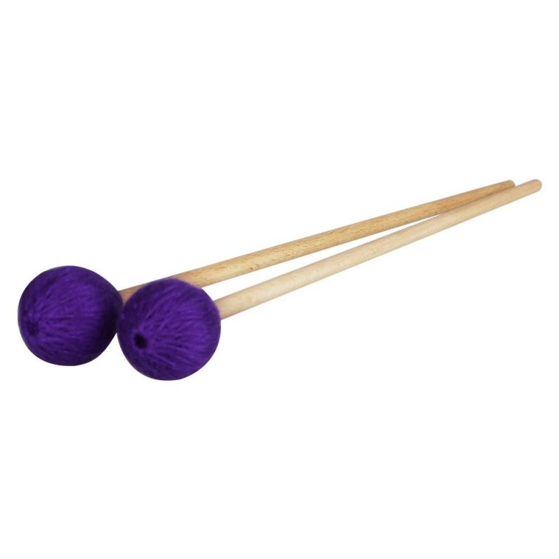 Others |   Middle Marimba Stick Mallets Xylophone Glockensplel Mallet with Beech Handle Percussion Kit Musical Instrument Accessories Mallets for Professionals Amateurs 1 Pair Green Purple Musical Instruments Others