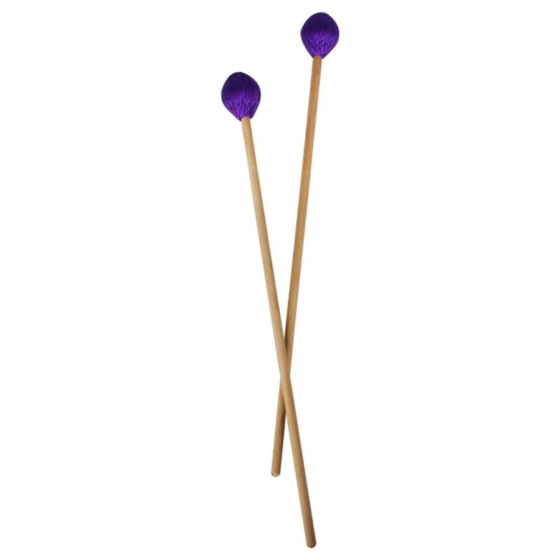 Others |   Middle Marimba Stick Mallets Xylophone Glockensplel Mallet with Beech Handle Percussion Kit Musical Instrument Accessories Mallets for Professionals Amateurs 1 Pair Green Purple Musical Instruments Others