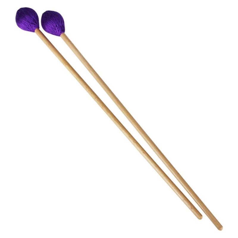 Others |   Middle Marimba Stick Mallets Xylophone Glockensplel Mallet with Beech Handle Percussion Kit Musical Instrument Accessories Mallets for Professionals Amateurs 1 Pair Green Purple Musical Instruments Others