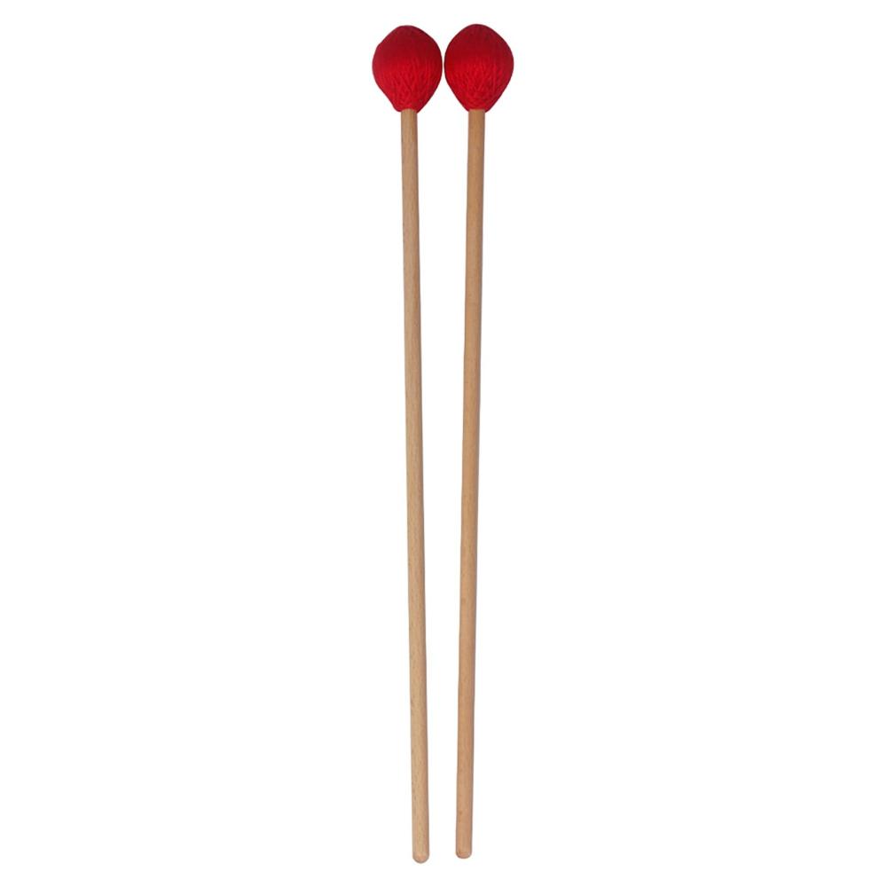 Others |   Middle Marimba Stick Mallets Xylophone Glockensplel Mallet with Beech Handle Percussion Kit Musical Instrument Accessories Mallets for Professionals Amateurs 1 Pair Green Red Musical Instruments Others