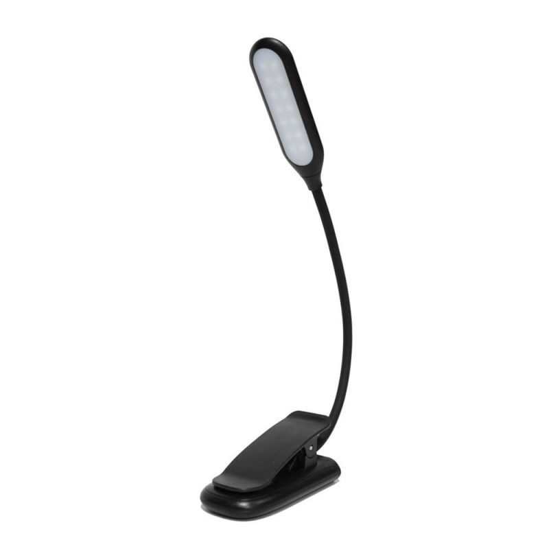 Others |   Music Score Light LED Desk Lamp with Clamp Professional Music Stand Black Musical Instruments Black