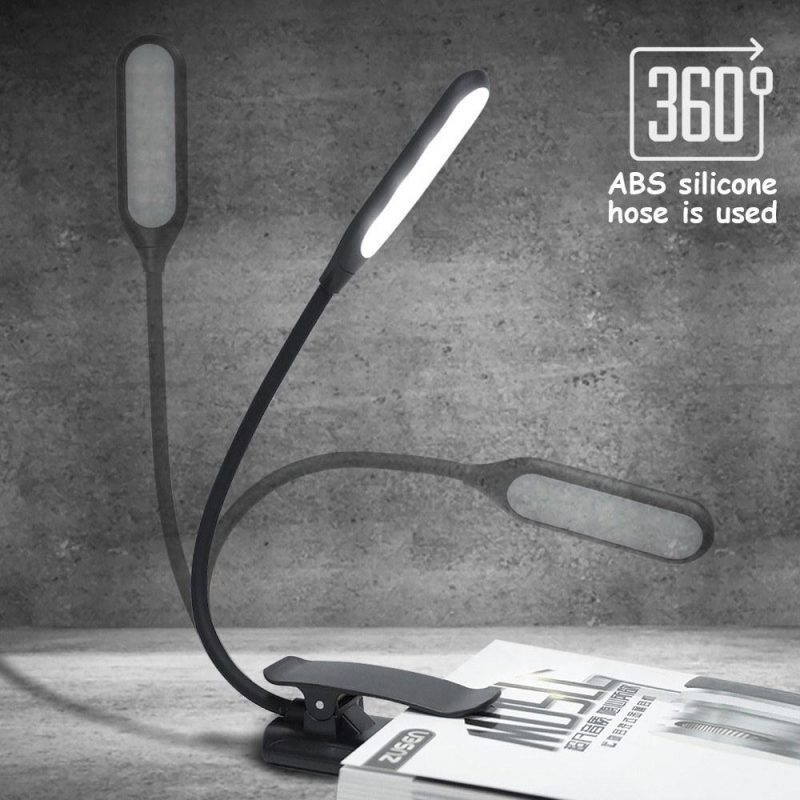 Others |   Music Score Light LED Desk Lamp with Clamp Professional Music Stand Black Musical Instruments Black