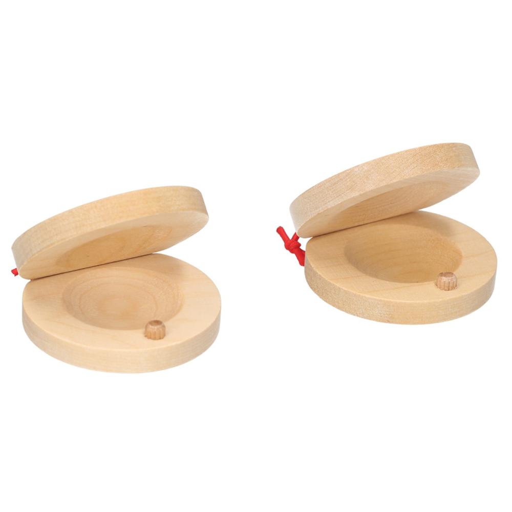 Others |   Pair of Castanets Wooden Castanet Finger Clappers Musical Instrument Musical Instruments Others