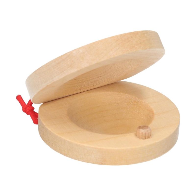 Others |   Pair of Castanets Wooden Castanet Finger Clappers Musical Instrument Musical Instruments Others