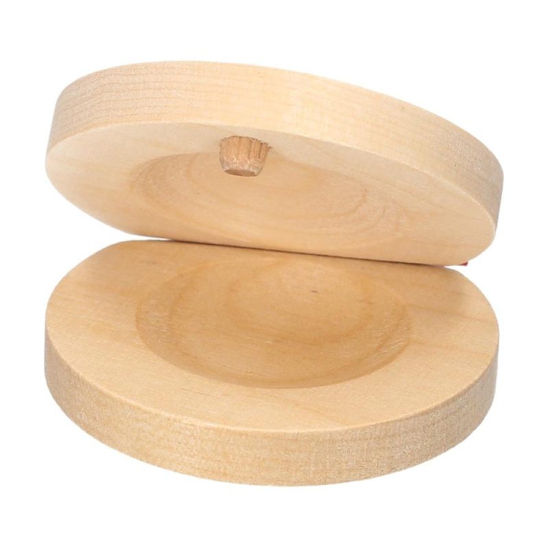 Others |   Pair of Castanets Wooden Castanet Finger Clappers Musical Instrument Musical Instruments Others