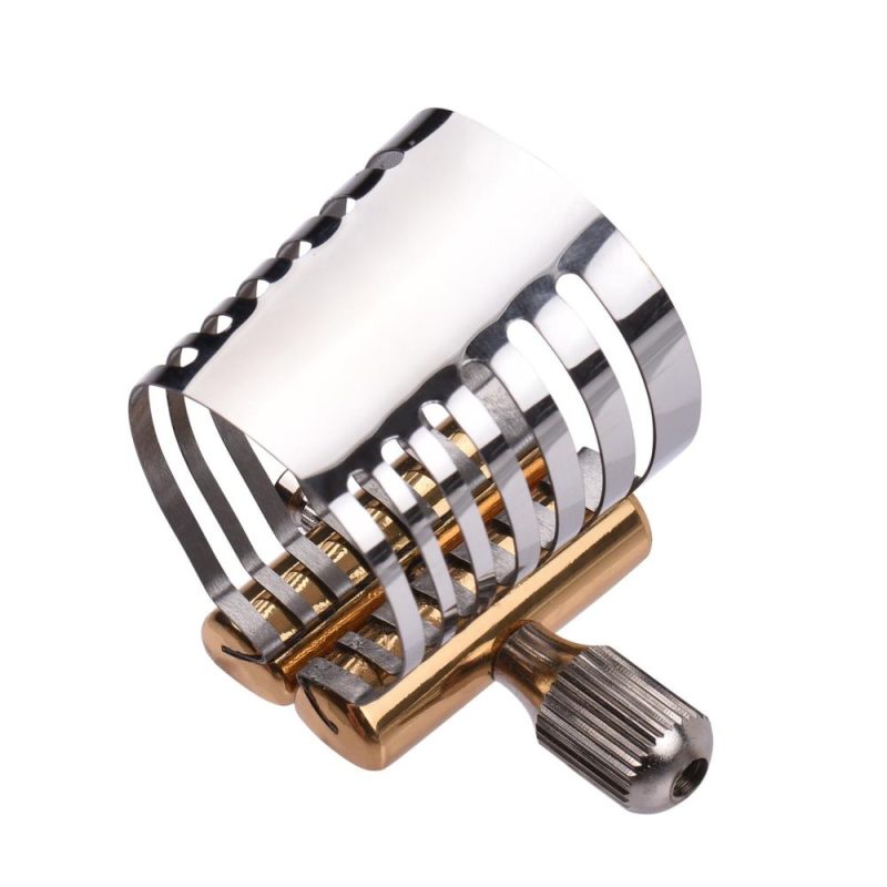 Others |   Single Screw Adjustment Saxophone Ligature Compact Durable Sax Ligature for Tenor Saxophone Silver & Gold Musical Instruments Others