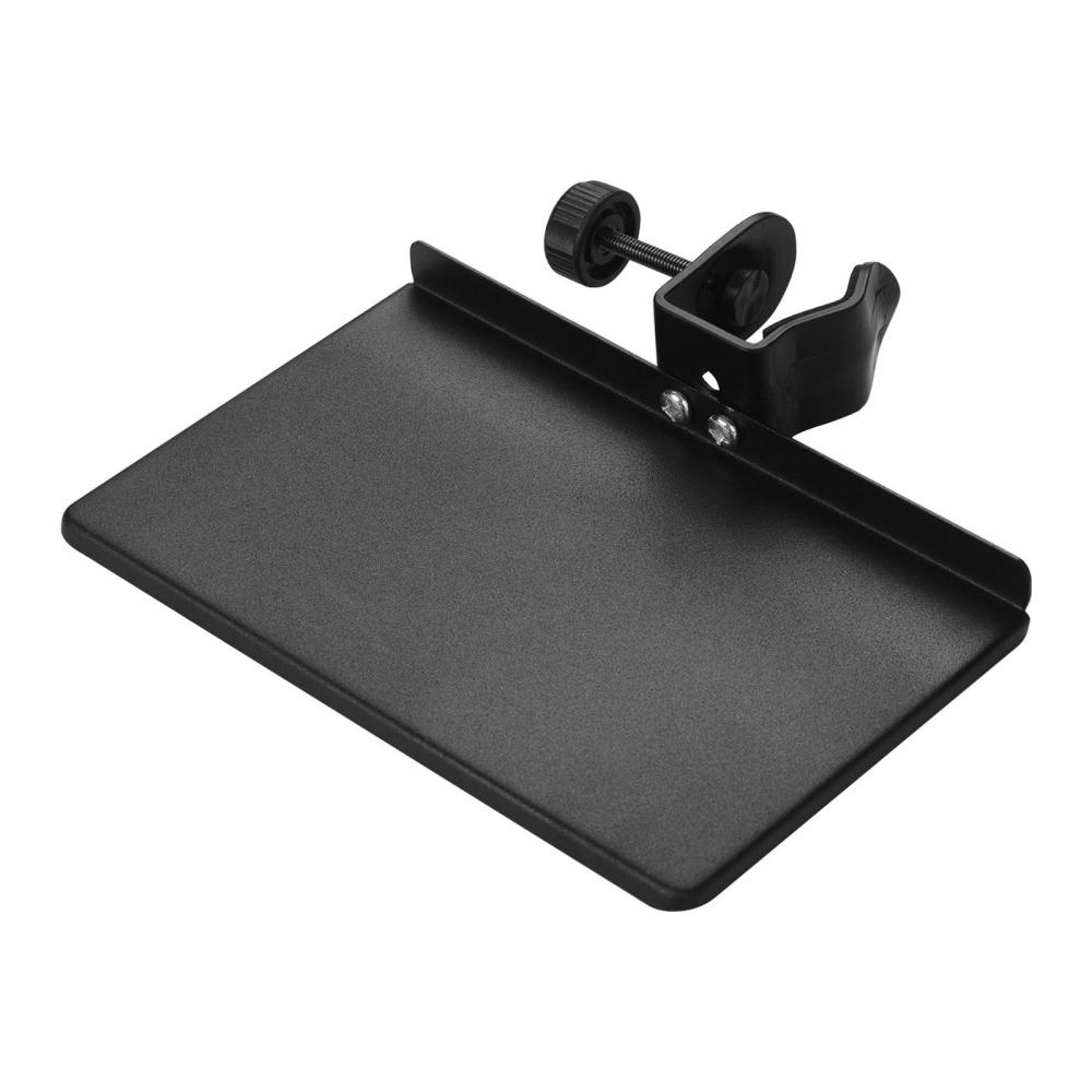 Others |   Universal Microphone Stand Clamp-on Tray Black Musical Instruments Black