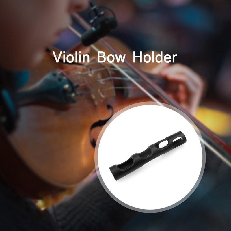 Others |   Violin Bow Holder Grip Corrector Viola Bow Teaching Aid Violin Bow Grip Accessories for Violin Beginner Children Black Musical Instruments Black