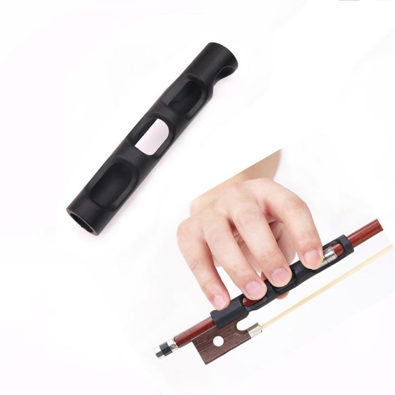 Others |   Violin Bow Holder Grip Corrector Viola Bow Teaching Aid Violin Bow Grip Accessories for Violin Beginner Children Black Musical Instruments Black