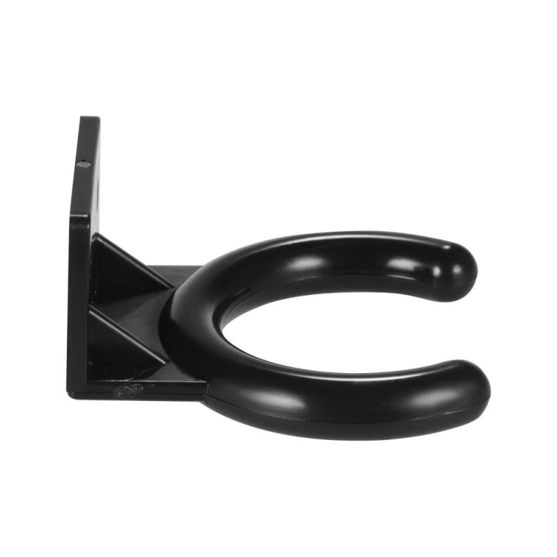 Others |   Wireless Microphone Hanger Mic Wall Mount Holder Hook Clamp Plastic Material Black Black Musical Instruments Black