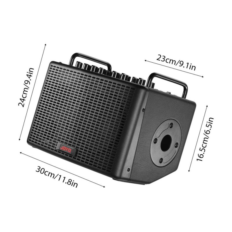 Pro Audio Equipment |   40W Acoustic Guitar Speaker Rechargeable Portable Electric Guitar Amp Black Musical Instruments Black