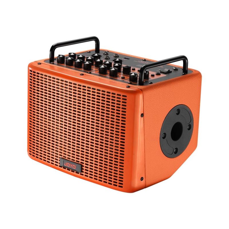 Pro Audio Equipment |   40W Acoustic Guitar Speaker Rechargeable Portable Electric Guitar Amp Orange Musical Instruments Orange