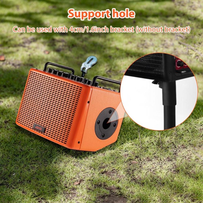 Pro Audio Equipment |   40W Acoustic Guitar Speaker Rechargeable Portable Electric Guitar Amp Orange Musical Instruments Orange