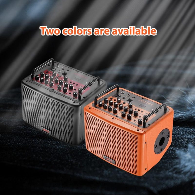 Pro Audio Equipment |   40W Acoustic Guitar Speaker Rechargeable Portable Electric Guitar Amp Orange Musical Instruments Orange