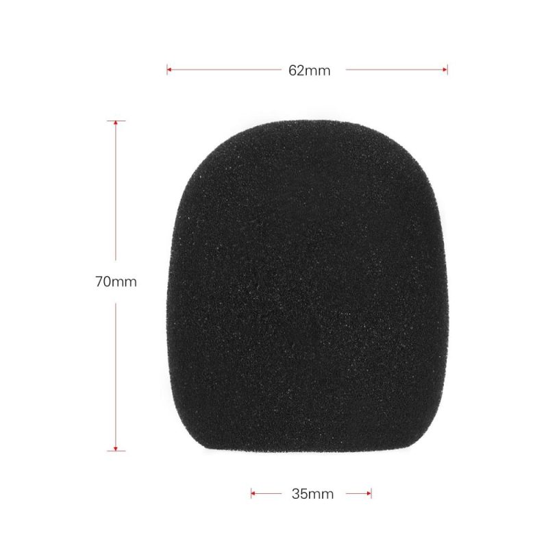 Pro Audio Equipment |   5pcs Handheld Microphone Windscreens Mic Foam Covers Black Musical Instruments Black