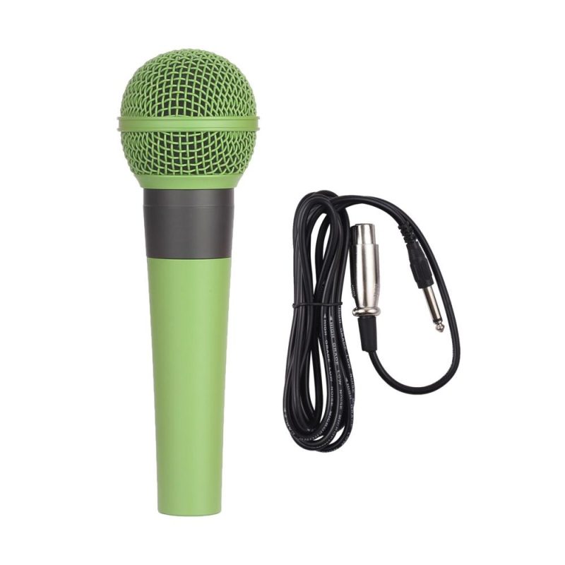 Pro Audio Equipment |   AD-58 Profession Dynamic Microphone Wired Mic Green Musical Instruments Green