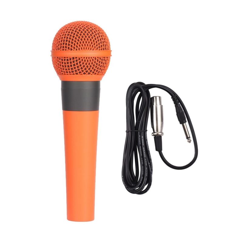 Pro Audio Equipment |   AD-58 Profession Dynamic Microphone Wired Mic Orange Musical Instruments Orange