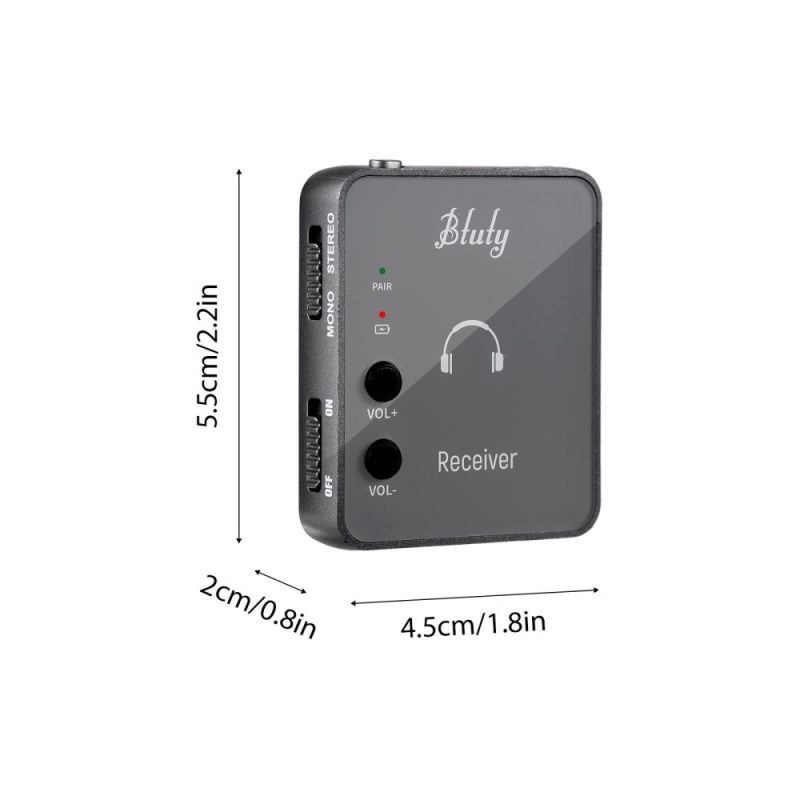 Pro Audio Equipment |   Btuty WP-10 High-Fidelity 2.4GHz Wireless Earphone Monitor Receiver for Professional Audio Experience Musical Instruments Pro Audio Equipment