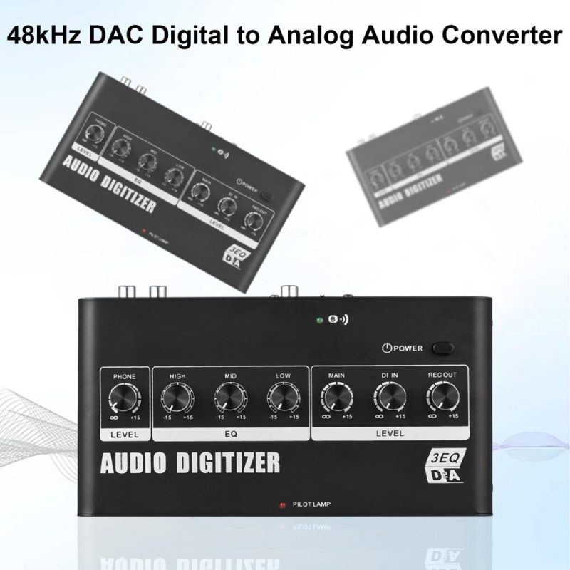 Pro Audio Equipment |   DA-3EQ Audio Digitizer Digital to Analog Audio Converter 48kHz DAC Converter Digital Analog Converter Musical Instruments Pro Audio Equipment