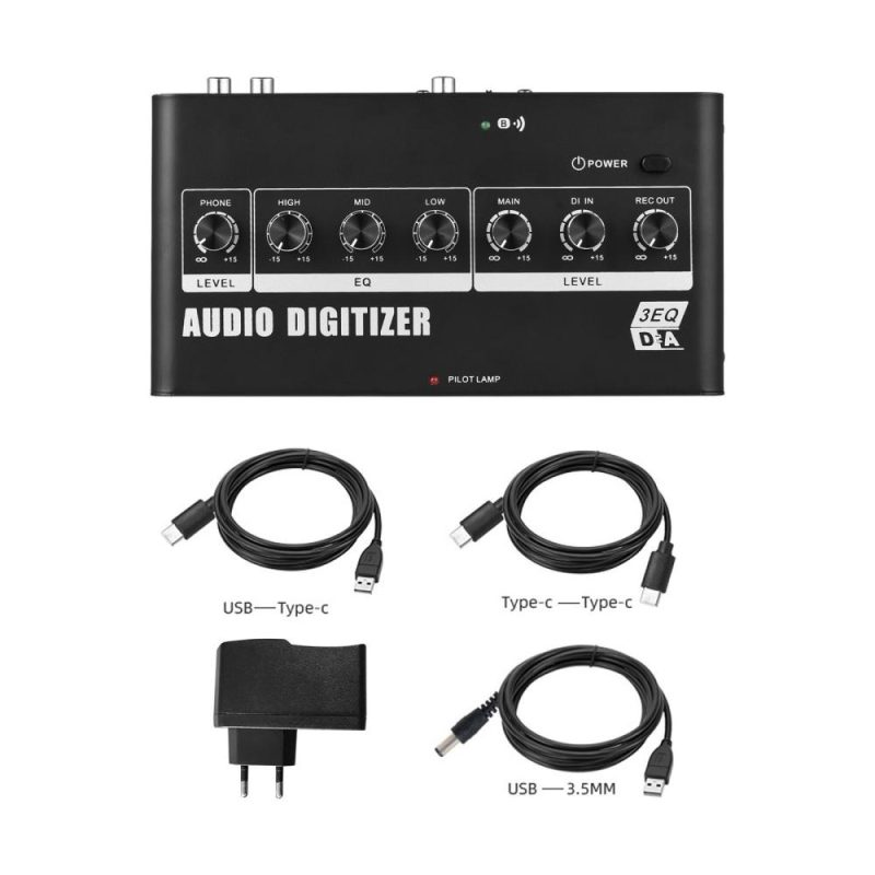 Pro Audio Equipment |   DA-3EQ Audio Digitizer Digital to Analog Audio Converter 48kHz DAC Converter Digital Analog Converter Musical Instruments Pro Audio Equipment