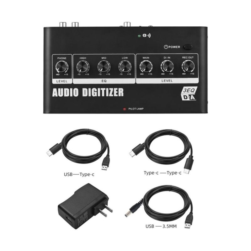 Pro Audio Equipment |   DA-3EQ Audio Digitizer Digital to Analog Audio Converter 48kHz DAC Converter Digital Analog Converter Musical Instruments Pro Audio Equipment