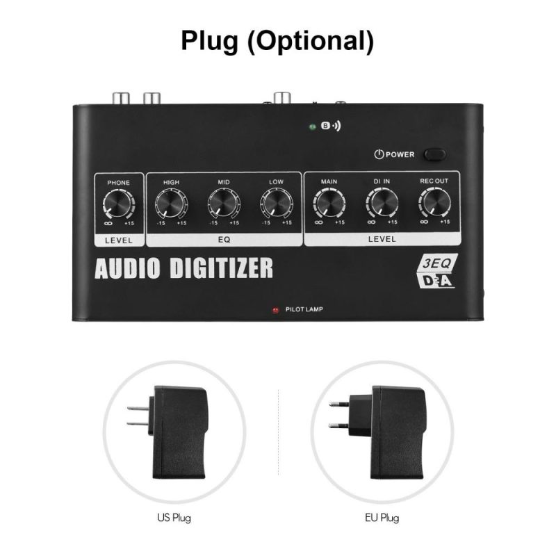 Pro Audio Equipment |   DA-3EQ Audio Digitizer Digital to Analog Audio Converter 48kHz DAC Converter Digital Analog Converter Musical Instruments Pro Audio Equipment