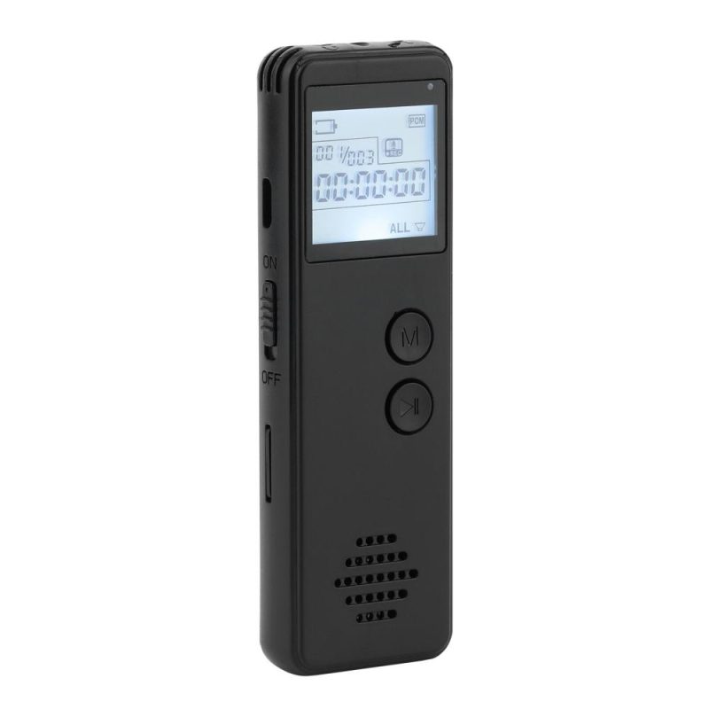 Pro Audio Equipment |   Digital Voice Recorder Voice Activated Recorder Noise Reduction MP3 Player HD Recording 10h Continuous Recording for Meeting Lecture Interview Class MP3 WAV Record Musical Instruments Pro Audio Equipment