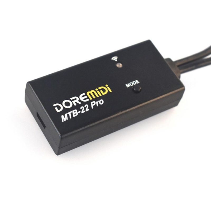 Pro Audio Equipment |   DOREMiDi MTB-22 MIDI to BT 5.0 Adapter / Anti-Interference MIDI Device Black Musical Instruments Black