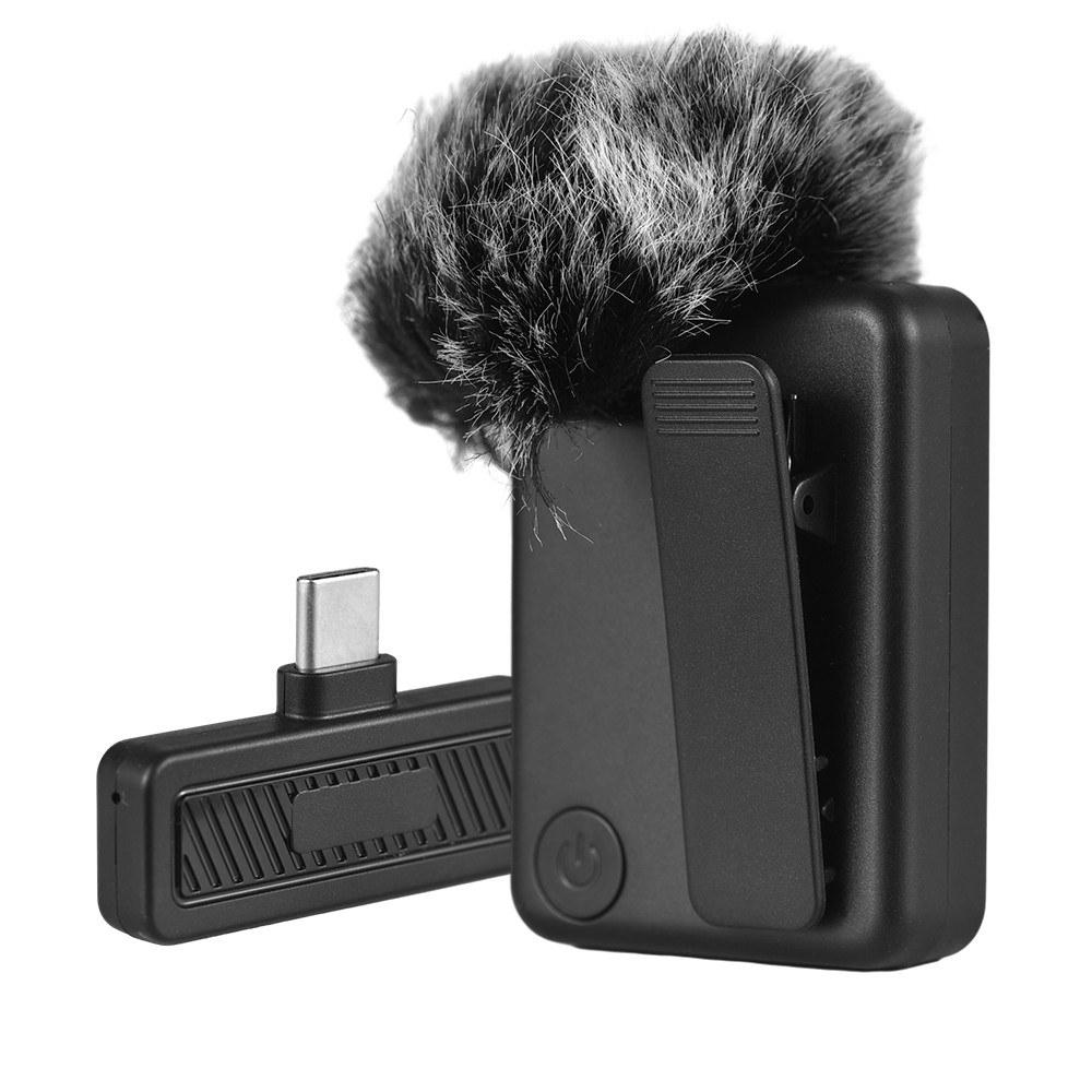 Pro Audio Equipment |   J8 Wireless Microphone Professional Lapel Clip-on Microphone -Type-C Plug Musical Instruments Pro Audio Equipment