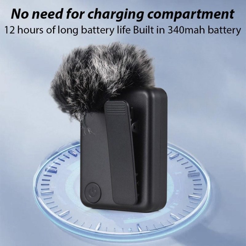 Pro Audio Equipment |   J8 Wireless Microphone Professional Lapel Clip-on Microphone -Type-C Plug Musical Instruments Pro Audio Equipment