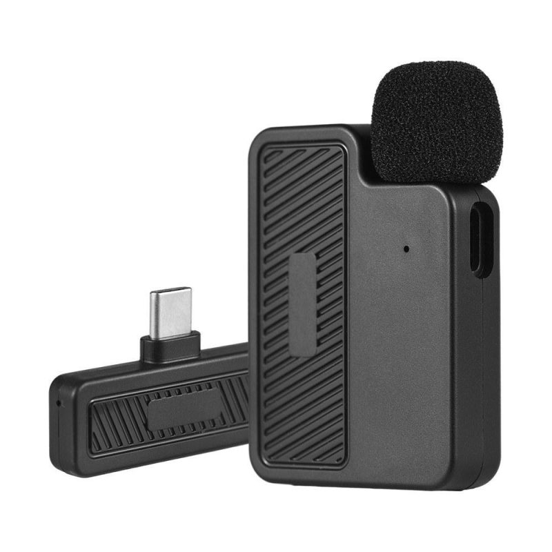 Pro Audio Equipment |   J8 Wireless Microphone Professional Lapel Clip-on Microphone -Type-C Plug Musical Instruments Pro Audio Equipment