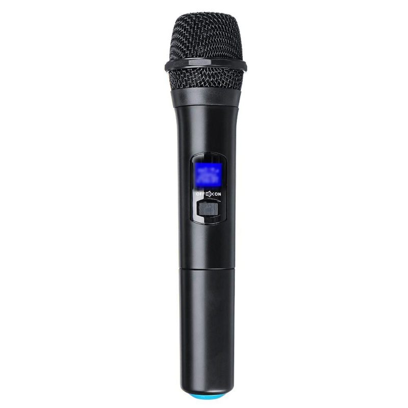 Pro Audio Equipment |   Karaoke Microphones UHF Professional 2 CH Cordless Dual Handheld Microphone Digital LCD Display Mic System Black Musical Instruments Black