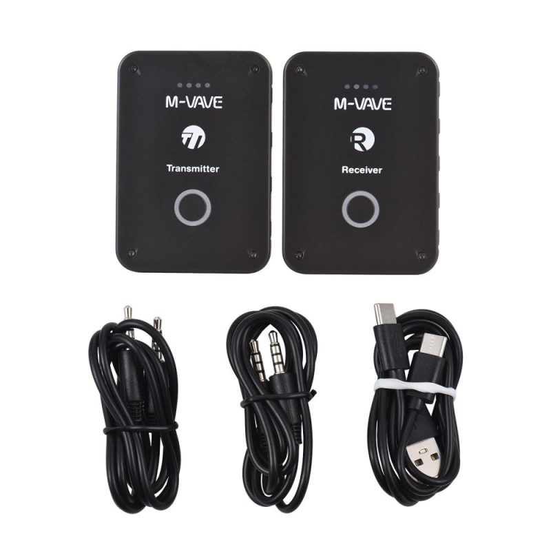 Pro Audio Equipment |   M-VAVE WP-9 Wireless Earphone Monitor Transmission System: High-Quality Sound with Low Latency Black Musical Instruments Black