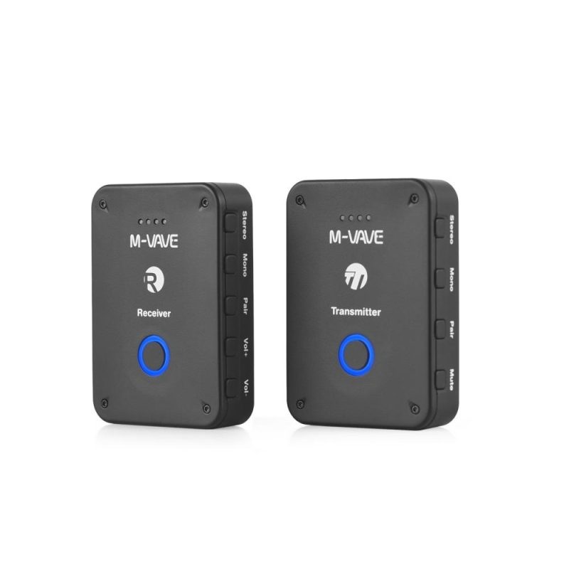 Pro Audio Equipment |   M-VAVE WP-9 Wireless Earphone Monitor Transmission System: High-Quality Sound with Low Latency Black Musical Instruments Black