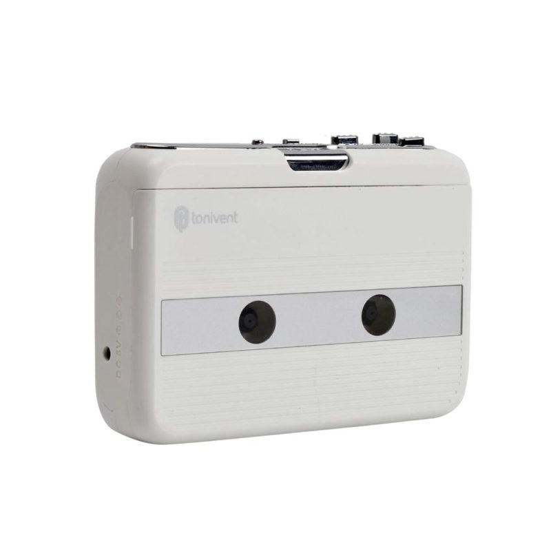 Pro Audio Equipment |   Mini Cassette Player Tape Record FM Radio with 3.5mm Headphone Jack Volume Control White Musical Instruments Pro Audio Equipment