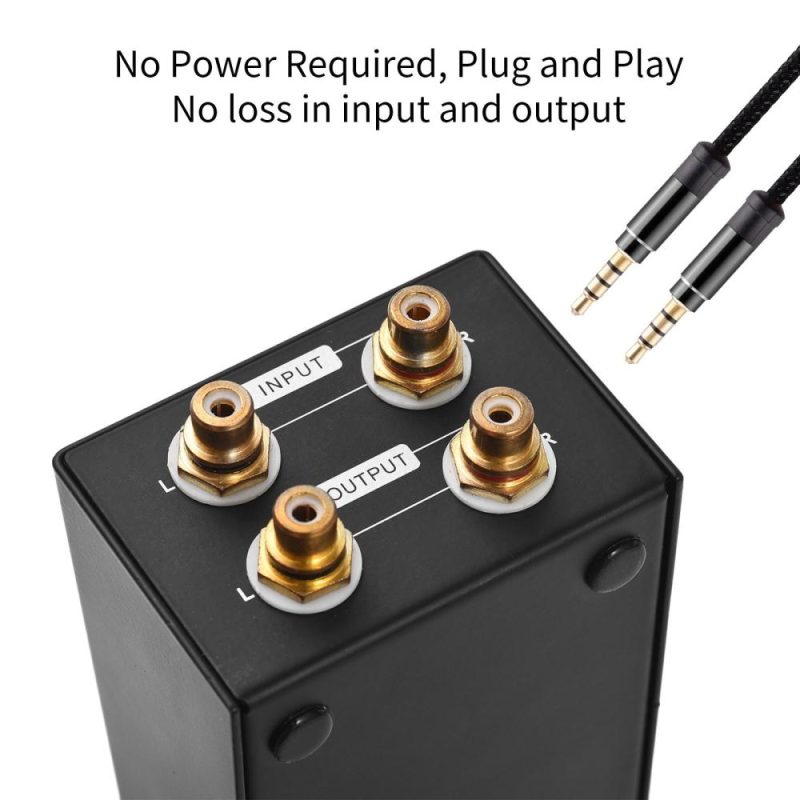 Pro Audio Equipment |   Mini Low Noise Volume Controller CX-02 Volume Adjustment Device Black Musical Instruments Black