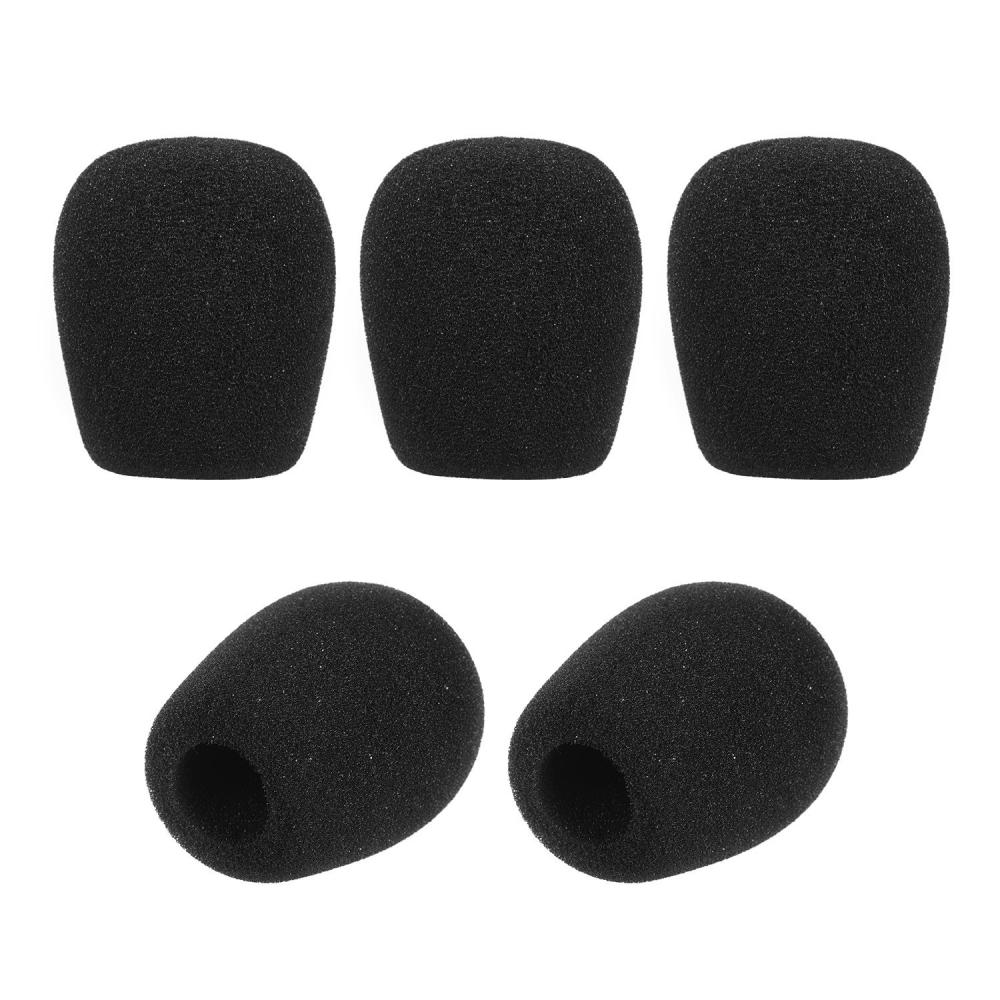 Pro Audio Equipment |   Mini Microphone Windscreens Mic Foam Covers Black Musical Instruments Black