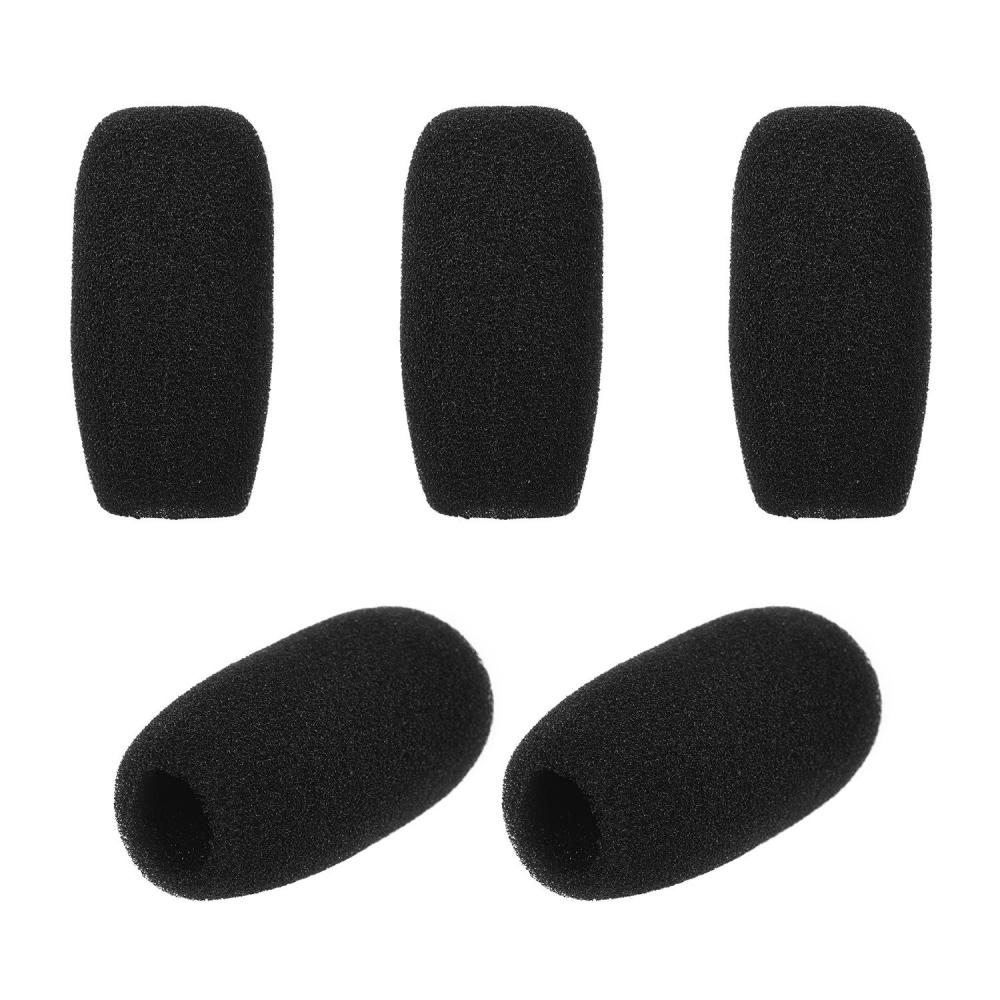 Pro Audio Equipment |   Mini Microphone Windscreens Mic Foam Covers Black Musical Instruments Black