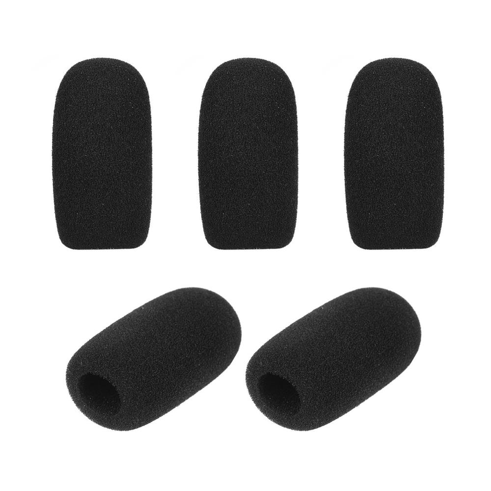 Pro Audio Equipment |   Mini Microphone Windscreens Mic Foam Covers Black Musical Instruments Black