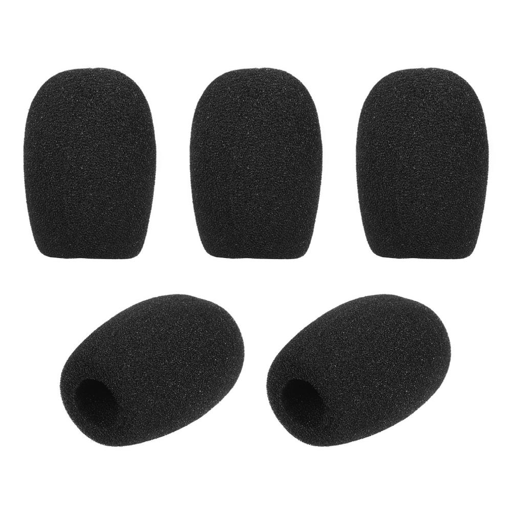 Pro Audio Equipment |   Mini Microphone Windscreens Mic Foam Covers Black Musical Instruments Black