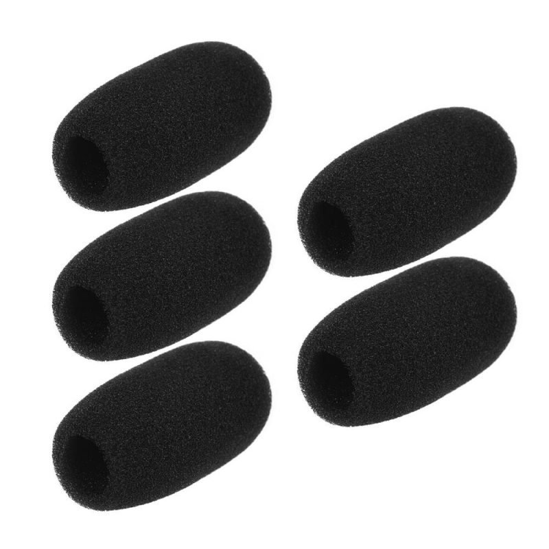 Pro Audio Equipment |   Mini Microphone Windscreens Mic Foam Covers Black Musical Instruments Black