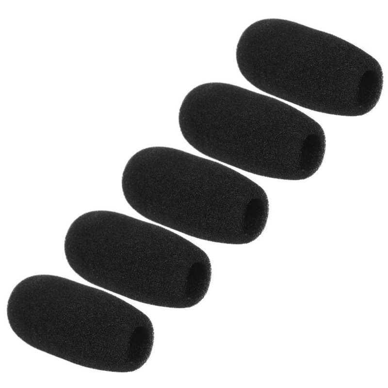 Pro Audio Equipment |   Mini Microphone Windscreens Mic Foam Covers Black Musical Instruments Black