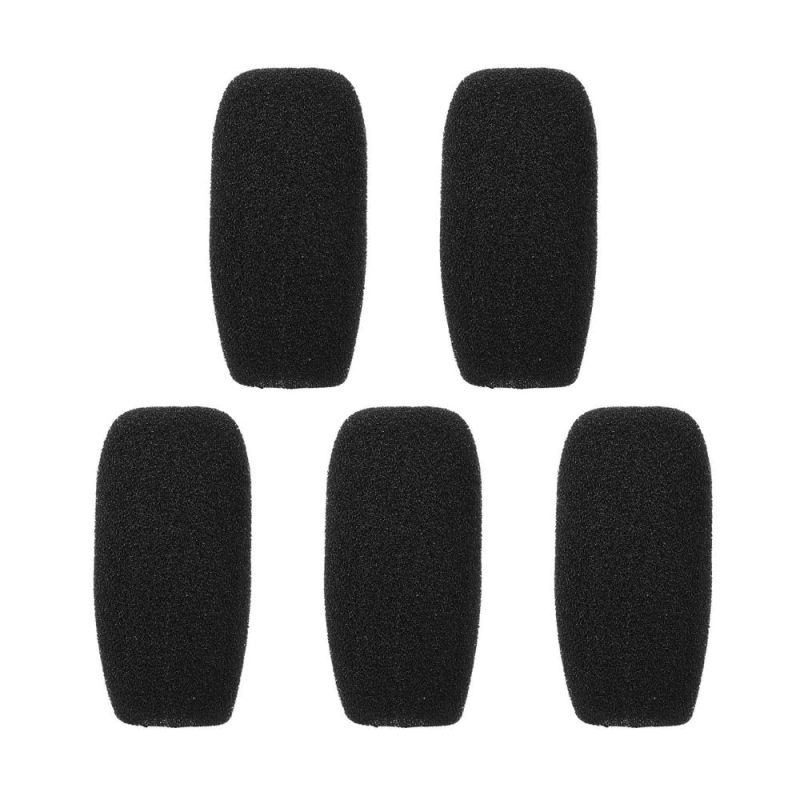 Pro Audio Equipment |   Mini Microphone Windscreens Mic Foam Covers Black Musical Instruments Black