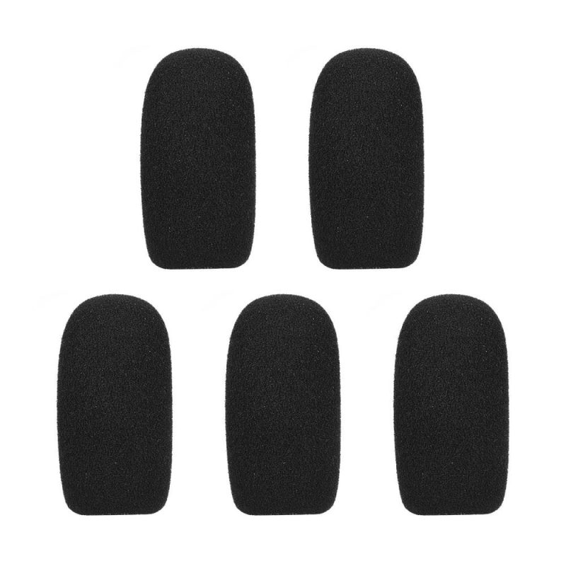 Pro Audio Equipment |   Mini Microphone Windscreens Mic Foam Covers Black Musical Instruments Black