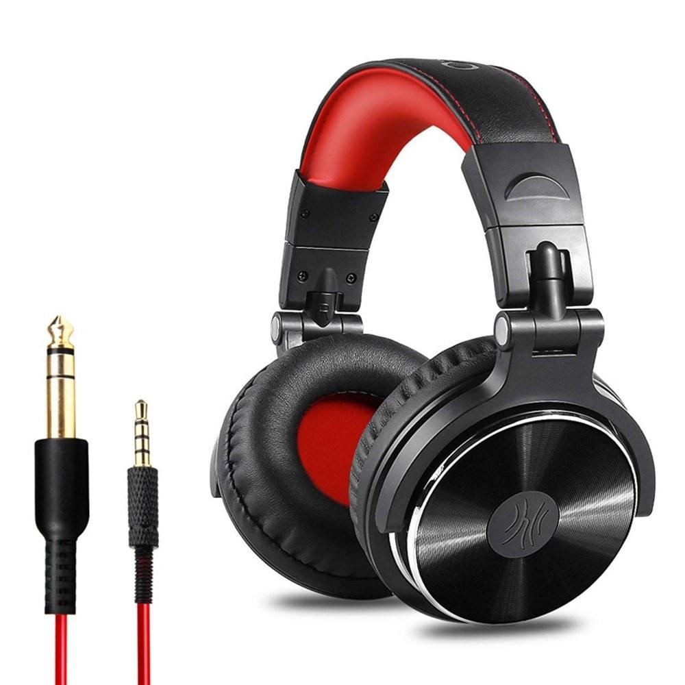 Pro Audio Equipment |   Professional Musical Instrument Monitor Headphones Wired Headset Red Musical Instruments Pro Audio Equipment